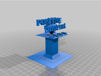 positive imprint logo yngneil 3d print model - Mito3D