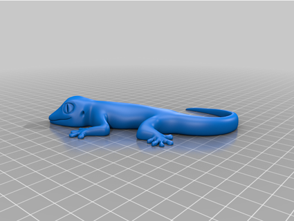 lizard axone03 3d print model - Mito3D