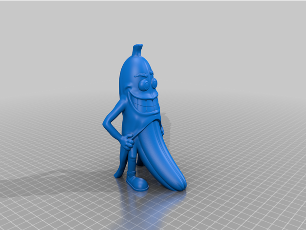 mr banana body 3d 3D print model - Mito3D