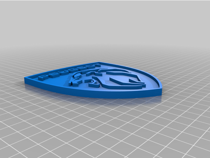 logo peugeot canile 3d print model - Mito3D