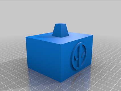 simple deadpool bust - work progress jbarrera30 3d print model - Mito3D