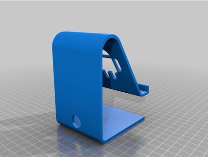 android mstand inspired phone holder rodder 3d print model - Mito3D