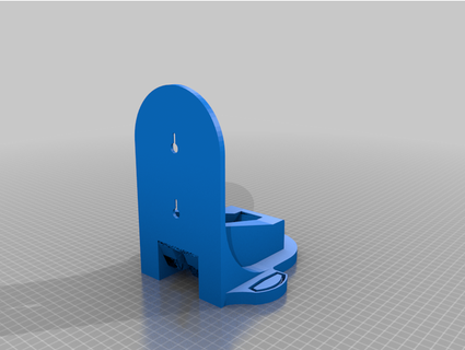 squalo ultraciclone parete montare dastone69 3d print model - Mito3D