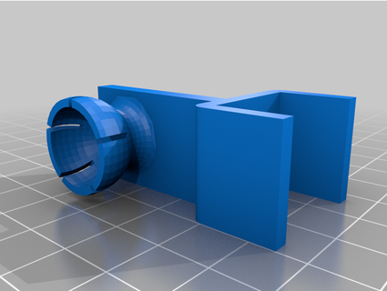 konvex Spiegel Halter Unterstützung acer Monitor Josh Walters 3d print model - Mito3D