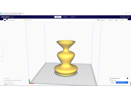flower vase sdallen 3d print model - Mito3D
