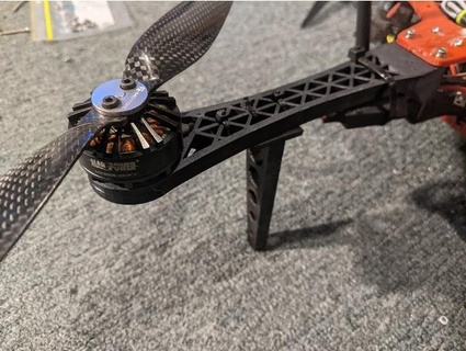 dji roue feu f450 f550 drone bras brodo78 3d print model - Mito3D