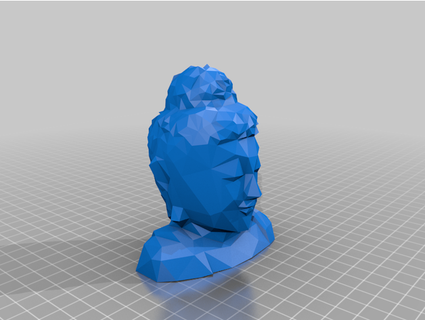 Lowpoly Buddha dicas3dprint 3d print model - Mito3D