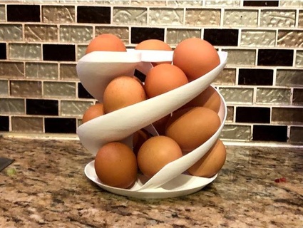 rotolo uova cestino 3d print model - Mito3D