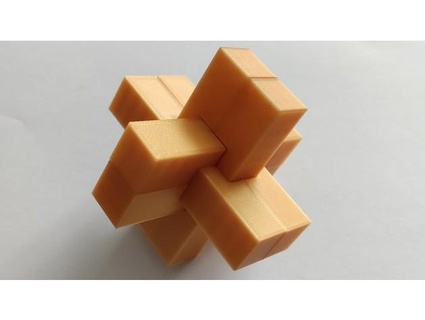 puzzle traverser nu mendiant 3d print model - Mito3D