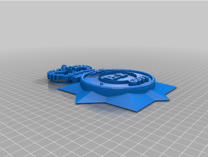 gmp badge gazco75 3d print model - Mito3D