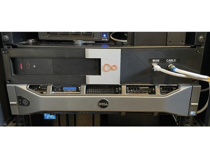 virgin media v3 hub - 2u cabinet rack mount richieh 3d print model - Mito3D