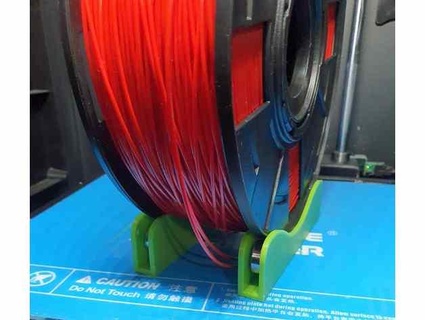 spool holder - bearing 607 suporte de filamentos com rolamento allanfab 3d print model - Mito3D