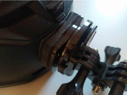 sj cam adapter ixs helmet hx 510 gery2018 3d print model - Mito3D
