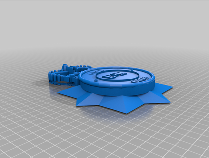 gmp badge gazco75 3d print model - Mito3D