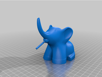 elephant jolly rancher lollipop vincentthepiggyguy 3d print model - Mito3D