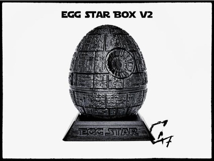 egg star box - death easter c47 3d 3d print model - Mito3D