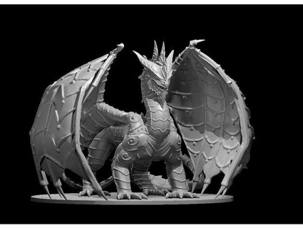 gingerbread dragon mz4250 3d print model - Mito3D