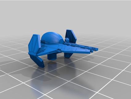 eta 2 relacionado Jedi caza estelar xwing apoderado noche demacrada 3d print model - Mito3D