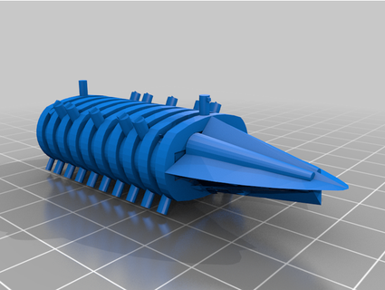 kırmızı cüce DNA gemi Trunkymaj 3d print model - Mito3D