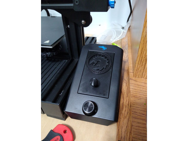 ender 3v2 lcd cubierta carcasa funda continuar brote foto 3D print model - Mito3D