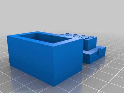 lego 2x4 ice cube mold madrid12 3d print model - Mito3D
