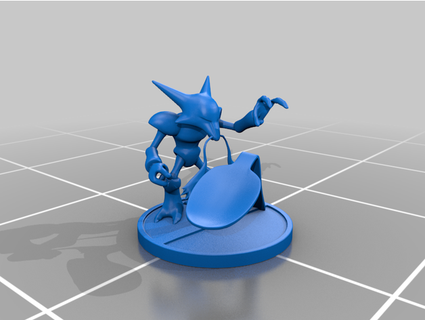 Alakazam personalizadas modelo artesanato 3d print model - Mito3D