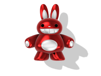 red bunny solomonlq 3d print model - Mito3D