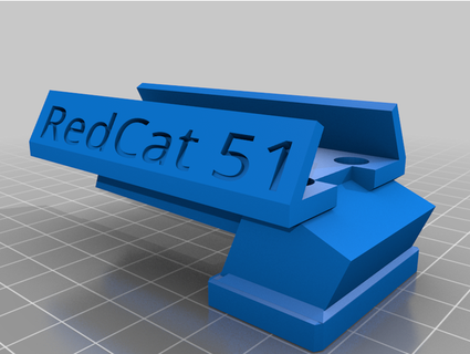 gato rojo 51 sillín bar grant401 3d print model - Mito3D