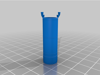les rocket body 2 mercury capsule estes bumper1b 3d print model - Mito3D
