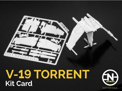 v 19 torrent kit carta nakozen 3d print model - Mito3D