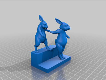 rabbits stairs alexstormnd 3d print model - Mito3D