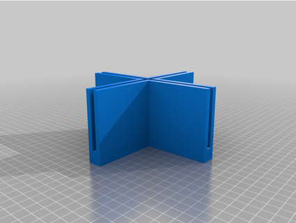 plexiglass table divider quantum115 3d print model - Mito3D