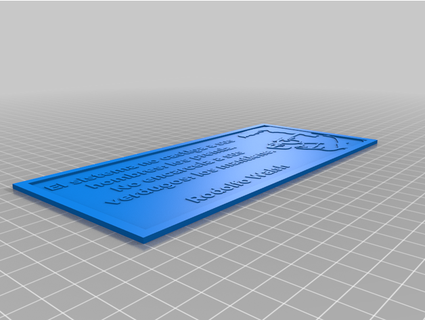 cuadro frase rodolfo Walsh eva3dimpresiones 3d print model - Mito3D