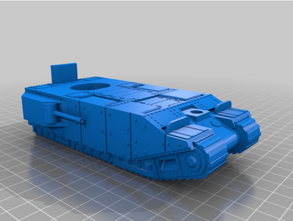 land battleship cabbage stomper onintothevalleyofdeathroadthe600 3d print model - Mito3D