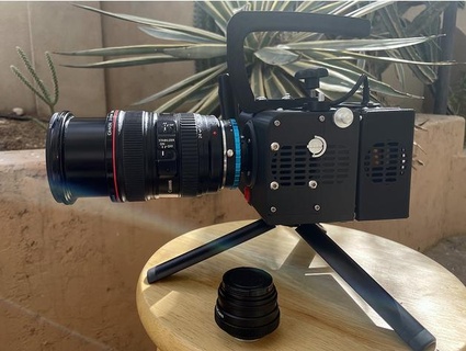 telecamera 2 cinema style alloggi lampone pi 4 hq edgett 3d print model - Mito3D