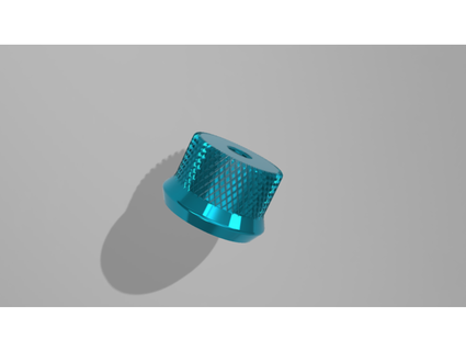 8 mm moleté réservoir base 3d print model - Mito3D