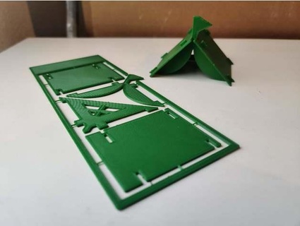 mini tent kit card tedoyan 3d print model - Mito3D