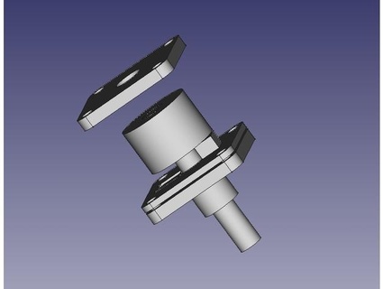 rotary encoder push pull function vilem 3d print model - Mito3D
