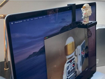 Lego Minifigur Webcam Plattform reinigen Froschklaue 3d print model - Mito3D