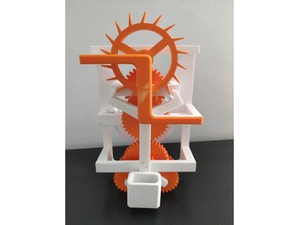 péndulo reloj plantas 3d print model - Mito3D