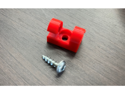 cable retainer - wall mount fearlesone 3d print model - Mito3D