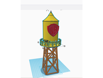 warner tower legoturtle214 3d print model - Mito3D