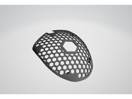 logitech g305 304 üst pil bal peteği örtmek kılıf Doluyor delik facfox3d 3d print model - Mito3D
