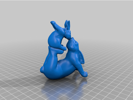 rabbit mom bunny baby alexstormnd 3d print model - Mito3D