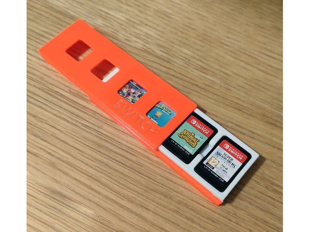 Nintendo interruptor 8 cartas caso bainha imaginar 3D print model - Mito3D