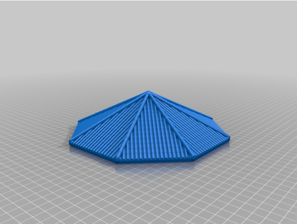 tejados octogonales tejas exin castillos guillermofp 3d print model - Mito3D