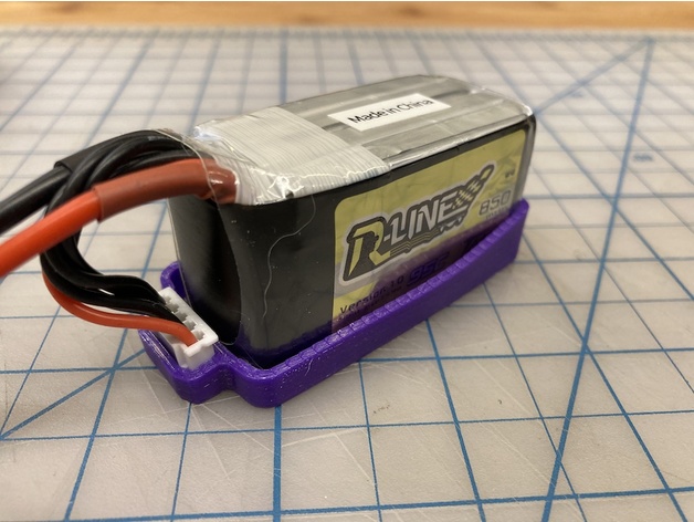 850mah 4s lipo bateria derrapagem almofada notlion 3D print model - Mito3D