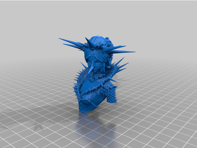menina mascarar fracasso lesnyskriatok 3D print model - Mito3D