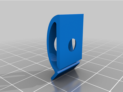 cable abrazadera pequeña soltero tornillo montar bretttomas 3d print model - Mito3D