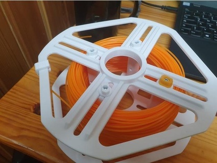 adjustable filament spool fedorza 3d print model - Mito3D
